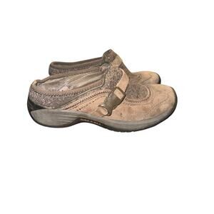 Women’s Merrill Mule Comfort Brown Shoes. Size 8